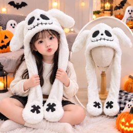 หมวกบีบหูกระดิก Halloweenแค่บีบตรงมือก็ทำให้หูดุ๊กดิ๊ก