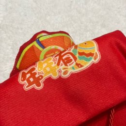 กระเป๋าเก็บซองอั่งเปา 3Dมาเป็นหัวตุ๊กตางานปักอย่างดี 