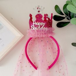 Princess birthdayคาดผมมงกุฏวันเกิด คาดผมเจ้าหญิง