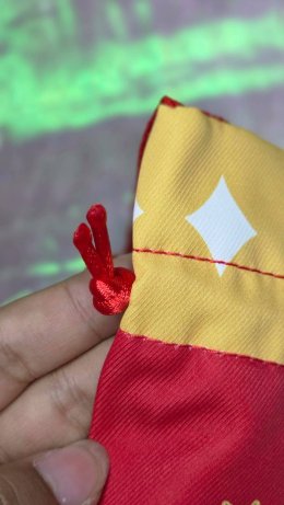 ถุงใส่ขนม xmas รุ่นใหม่แบบมีหูหิ้วผ้าลายน่ารักมากๆ