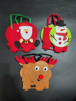 กระเป๋าใส่ขนมXMASสุดน่ารักมี3ลายให้เลือกใช้