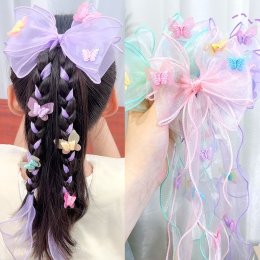 Butterfly clip กิ๊บโบว์ริบบิ้นแต่งผีเสื้อ สไตล์เกาหลี 