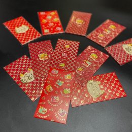 ซองอั่งเปาที่สวยและคุัมซองอั่งเปาด้วยลายมังกรงานดี