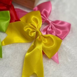 กิ๊บโบว์ติดผม โบว์นักเรียนโบว์หลากสีผ้าเงา วาว สวย