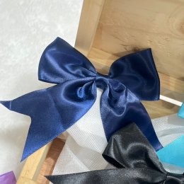 กิ๊บโบว์ติดผม โบว์นักเรียนโบว์หลากสีผ้าเงา วาว สวย