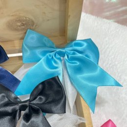 กิ๊บโบว์ติดผม โบว์นักเรียนโบว์หลากสีผ้าเงา วาว สวย