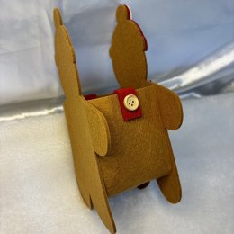 กระเป๋า xmas ลายขนมปังขิง ไว้ใช้ต้อนรับคริสต์มาส