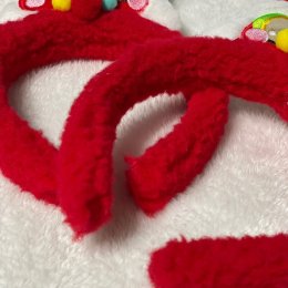 คาดผมตรุษจีน หัวสิงโตติดปอมปอมใส่รับตรุษจีน รับอั่งเปาค่ะ