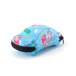 กล่องใส่แว่นเด็ก/ผู้ใหญ่ น้ำหนักเบา ด้านในเป็นสีดำ