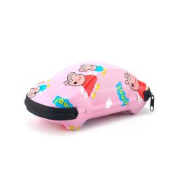 กล่องใส่แว่นเด็ก/ผู้ใหญ่ น้ำหนักเบา ด้านในเป็นสีดำ