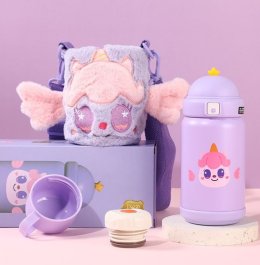 กระติกน้ำ furry monster เป็นกระติก 2 in 1 หลอดเด้ง