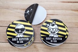 สติ๊กเกอร์ติดรถ BabyINCar สีไม่ซีด ทนแดดทนฝน