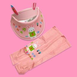 หมวกกันยูวี + ปลอกแขนกันยูวี 50++ กันแดด ปกป้องผิวได้ดีมากๆ