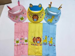 หมวกกันยูวี + ปลอกแขนกันยูวี 50++ กันแดด ปกป้องผิวได้ดีมากๆ