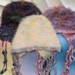 หมวกไหมพรมสายยาวปอมๆสไตล์เกาหลี ทรงสวยดีไซน์เก๋