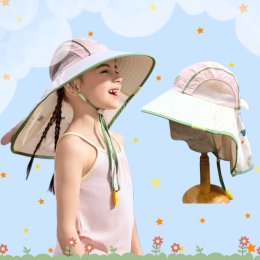 หมวกกันแดดเด็กทรงตกปลา Lemonkidหมวกแก๊ปกันแดดลายการ์ตูน 