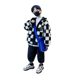 Checker lamp jacket hoodie เสื้อกันหนาวผ้านุ่มๆ 