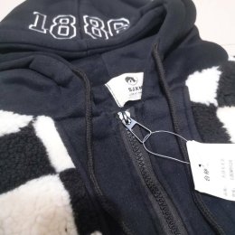 Checker lamp jacket hoodie เสื้อกันหนาวผ้านุ่มๆ 