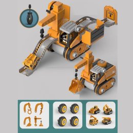DIY TRUCK 4-in 1รถอาชีพ มีแบบรถก่อสร้างให้เลือก