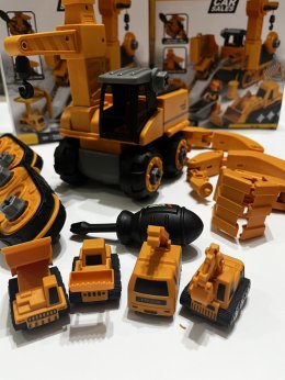 DIY TRUCK 4-in 1รถอาชีพ มีแบบรถก่อสร้างให้เลือก