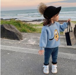 Disney lamp fur sweater เสื้อแขนยาวขนแกะ 