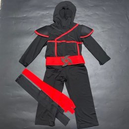 ชุดแฟนซี ชุดนินจาเด็ก มาเป็นบอดี้สูทตัวยาวผ้าไม่หนา ใส่ง่าย