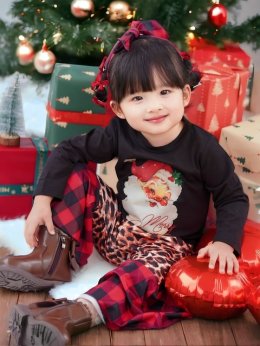 Retro santa set ชุดเซ็ตเสื้อซานต้า เสื้อแขนยาวนุ่มๆ 