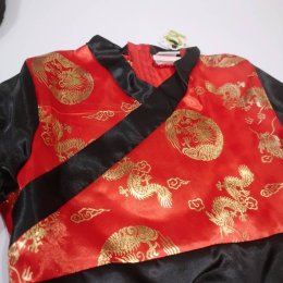 ชุดตรุษจีนมังกรแดง ชุดคอสตูมสุดปัง ชุดเดียวเอาอยู่