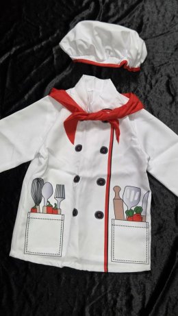 ชุดเชฟเด็ก Little Chef น่ารักครบเซ็ต 3 ชิ้น 