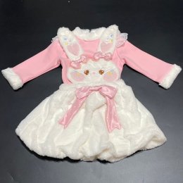 ชุดแฟนซีเด็ก Rabbit dress คอสตูมชุดเดรสกระต่ายน้อย