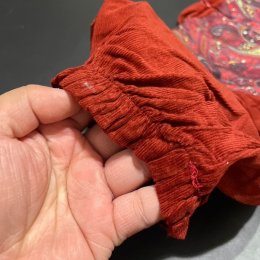 เดรสตรุษจีนเด็ก chinese doll เป็นเดรสคอจีน แขนยาวกระโปรง