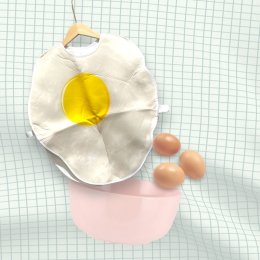 ชุดแฟนซีเด็ก ชุดไข่ดาว Fried egg costume 
