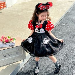 ชุดแฟนซีเด็ก เดรสมินนี่เม้าส์ Minnie Dress