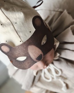 หน้ากากสัตว์ Wild Life โทนสีน้ำละมุน สไตล์มินิมอล 