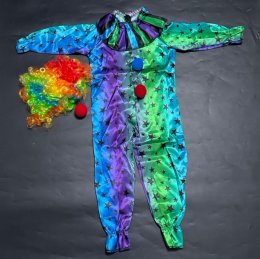 ชุดแฟนซีเด็ก ชุดตัวตลกเด็ก แถมวิกด้วยใส่ไปงานปาร์ตี้