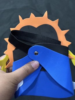 หมวกโฟมสัตว์ 3D หมวกการแสดงโรงเรียนเบา ใส่สบาย