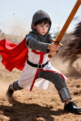 ชุดแฟนซีเด็ก อัศวินนักรบครูเสด ยุคกลาง ยุโรป