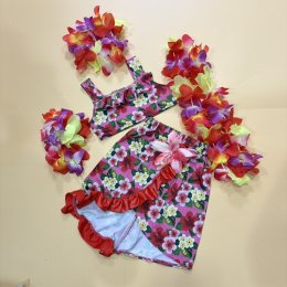 ชุดแฟนซีเด็ก ชุดฮาวาย ชุดระบำฮาวาย Carnival Hawaiian Dress