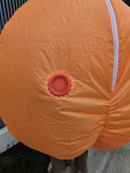 ชุดคอสตูมฟักทองยักษ์เป่าลม Pumpkin Party Costume 