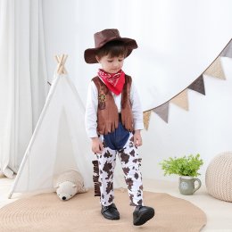 Cowboy Kid set (4ชิ้น) ชุดคาวบอยเด็กโตมีให้ครบชุดคุ้มมาก