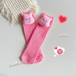 Fancy sock ถุงเท้าหัวการ์ตูนสุดฮิตลายน้องหมีสีหวานๆ 