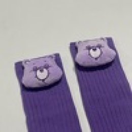 Fancy sock ถุงเท้าหัวการ์ตูนสุดฮิตลายน้องหมีสีหวานๆ 