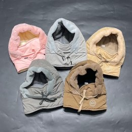 Fleece ski hood / snowboard hood for kids หน้ากากสกีกันลม