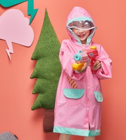 LEMONKID Go school raincoat รุ่นเด็กโต พลาสติกกันน้ำอย่างดี