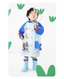 เสื้อกันฝน paw patrol มาพร้อมถุงเก็บเสื้อกันฝน