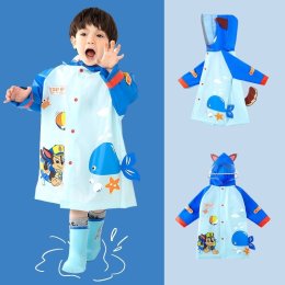 เสื้อกันฝน paw patrol มาพร้อมถุงเก็บเสื้อกันฝน