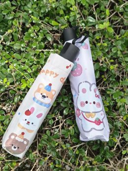 ร่มเด็กพกพา Happy Day Umbrella พกพาง่าย น้ำหนักเบา