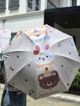 ร่มเด็กพกพา Happy Day Umbrella พกพาง่าย น้ำหนักเบา