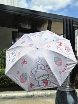 ร่มเด็กพกพา Happy Day Umbrella พกพาง่าย น้ำหนักเบา