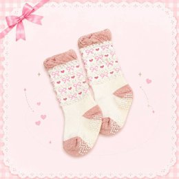ถุงเท้าเด็กเล็กถุงเท้ายาวสไตล์ญี่ปุ่น Baby Girl Socks